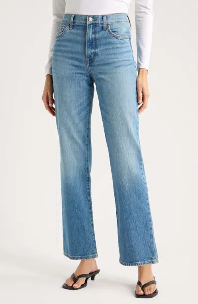 Daze Sun Straight Leg Jeans In Blue