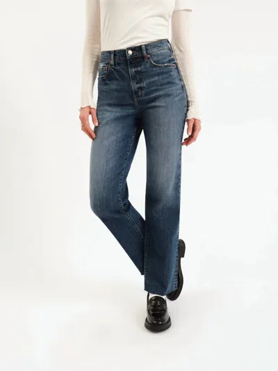 Daze Sun Straight Leg Jeans In Blue