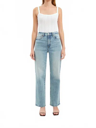 Daze Sun Vintage Straight Jeans In Bliss In Blue