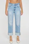 Daze Sun Vintage Straight Jeans In Fate