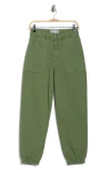 Daze Champ High Rise Jogger In Clover In Green
