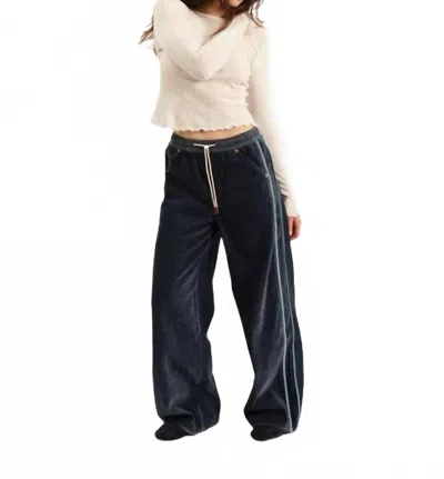 Daze The Cozy Jean Wide Leg Pull-on Pants In Sky Whisper In Neutral