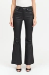 Daze The Heartbreaker Coated Faux Leather Flare Jeans