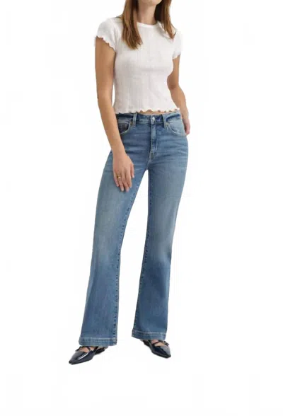 Daze The Heartbreaker Text Me Flare Jeans In Blue