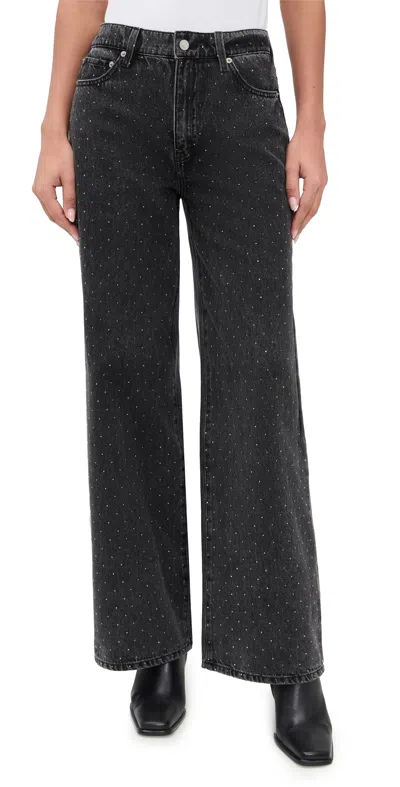 Daze The Wanderer High Rise Wide Leg Jeans Starlit Night