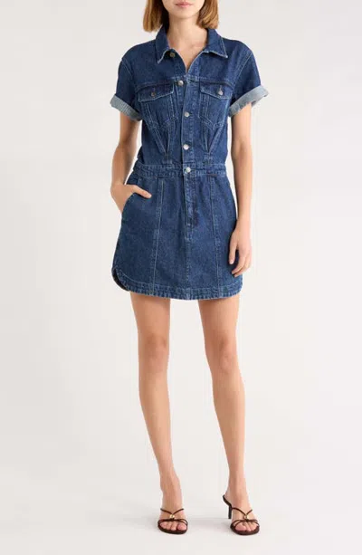 Daze Topanga Denim Dress In Blue