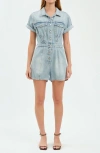 Daze Topanga Romper Ss Romper In Dolphin In Dolphin