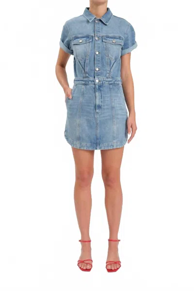 Daze Topanga Mini Dress In Plot Twist In Blue