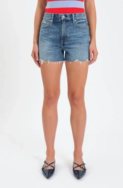 Daze Troublemaker High Waist Cutoff Denim Shorts