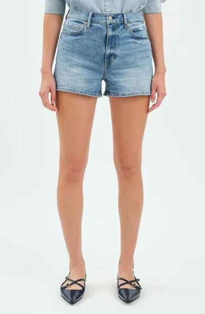 Daze Troublemaker High Waist Denim Shorts