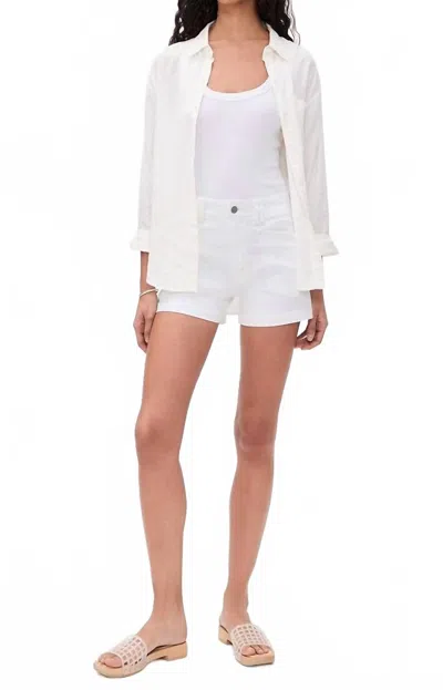 Daze Valley Girl High Rise Shorts In Lamb In Multi