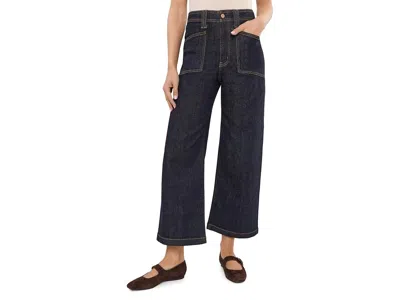 Daze Valley Girl High-rise Patch Pocket Ankle In Dark Wash Women's Clothing Dark Wash: 31 27, Denim In Black