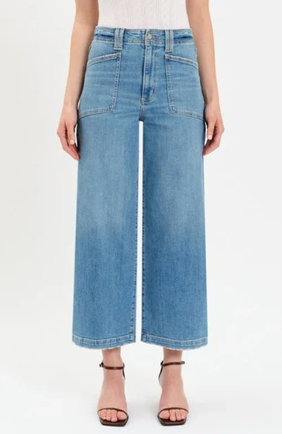 Daze Valley Girl Wide Leg Jeans In Blue