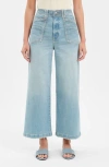 Daze Valley Girl Wide Leg Jeans In Romcom