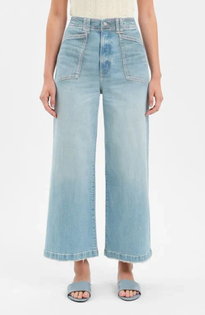 Daze Valley Girl Wide Leg Jeans In Romcom