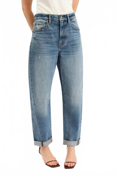 Daze Venice Barrel Long With Cuff Jeans In The Blues
