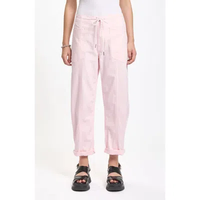 Daze Villa Sport Stripe Pants Petal In Pink