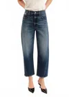 Daze Westward Barrell Leg Jeans In Denim Blue In Blue