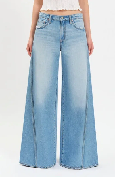 Daze Wilder Wide Leg Jeans In Blue