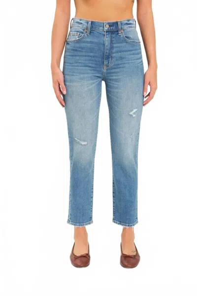 Daze Women's Daily Driver High Rise Cigarette In Blue