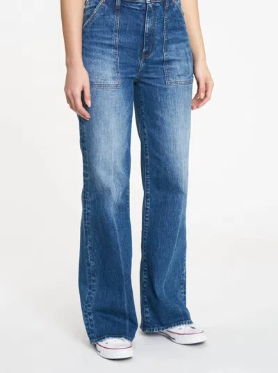 Daze Women's Far Out Patchpocket Jeans In Play Date