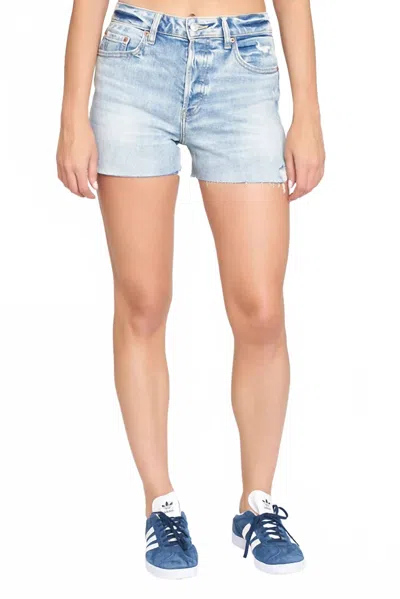 Daze Women's Hi Rise Original Short In Sweetie In Blue