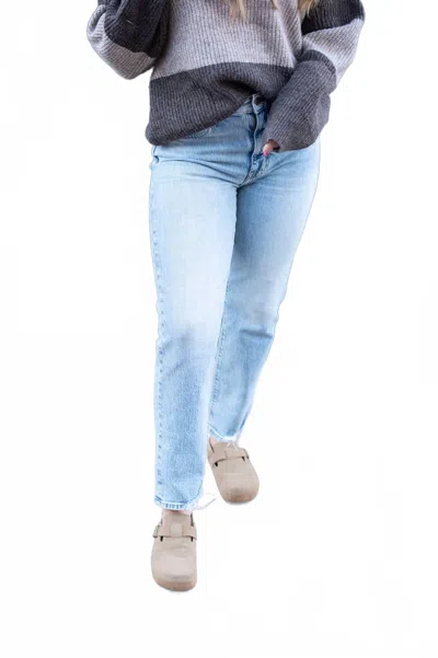 Daze Women's High Rise High Key Jeans In Blue