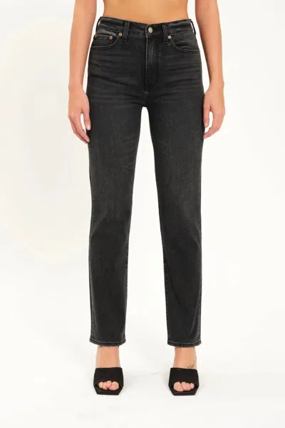 Daze Women's Smarty High Rise Jean In Black
