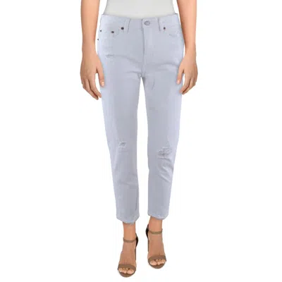 Daze Womens Distressed Denim Ankle Jeans