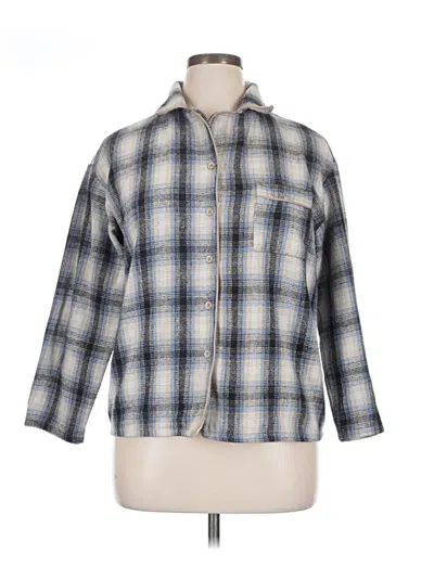Pre-owned Dazy 3/4 Sleeve Blouse In Blue