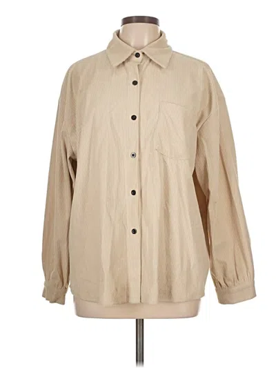 Pre-owned Dazy 3/4 Sleeve Blouse In Brown