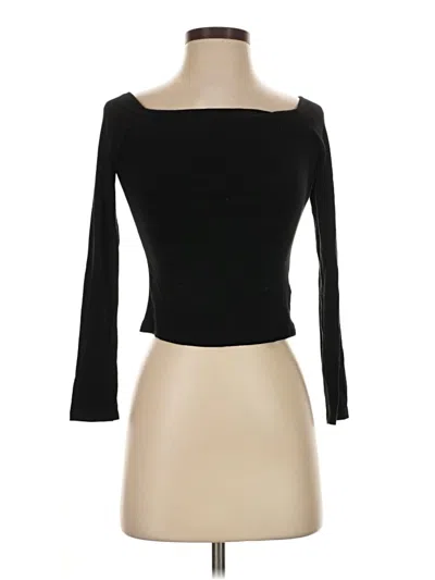 Pre-owned Dazy 3/4 Sleeve T-shirt In Black