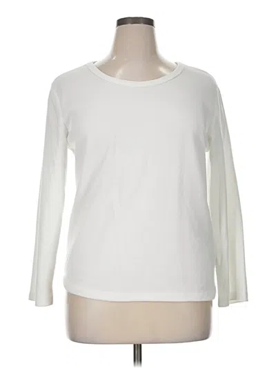 Pre-owned Dazy 3/4 Sleeve T-shirt In White
