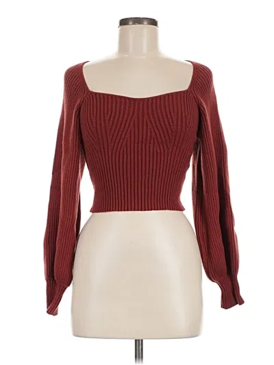 Pre-owned Dazy Cardigan Sweater In Burgundy