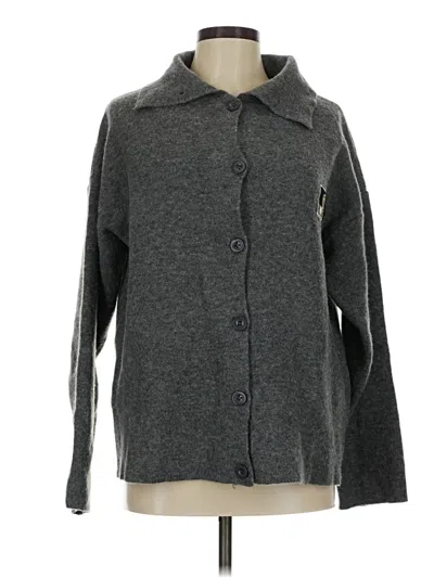 Pre-owned Dazy Cardigan Sweater In Gray