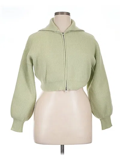 Pre-owned Dazy Cardigan Sweater In Green