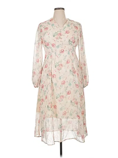 Pre-owned Dazy Casual Dress In Ivory