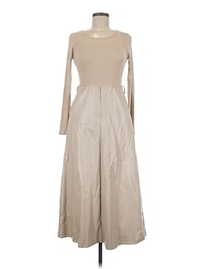 Pre-owned Dazy Casual Dress In Tan