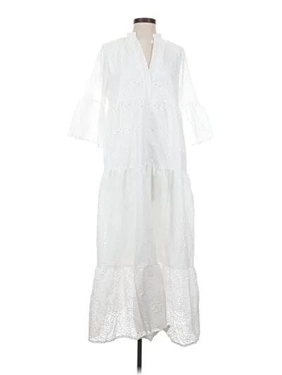 Pre-owned Dazy Casual Dress In White