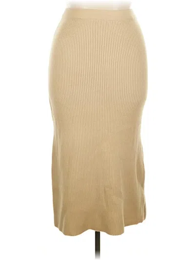 Pre-owned Dazy Casual Skirt In Tan