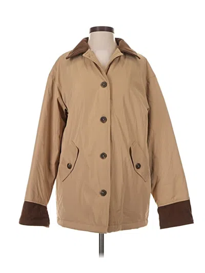 Pre-owned Dazy Coat In Tan