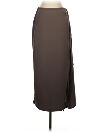 Pre-owned Dazy Formal Skirt In Brown