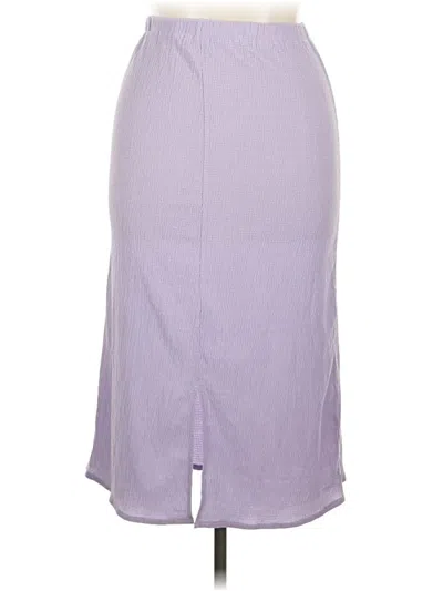 Pre-owned Dazy Formal Skirt In Purple