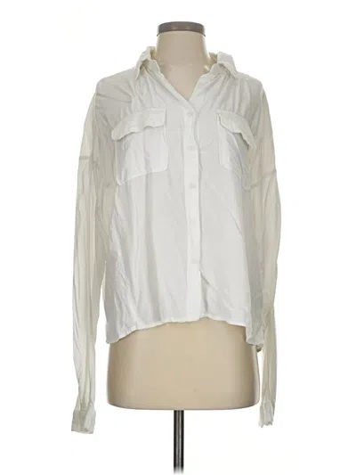 Pre-owned Dazy Long Sleeve Blouse In Ivory