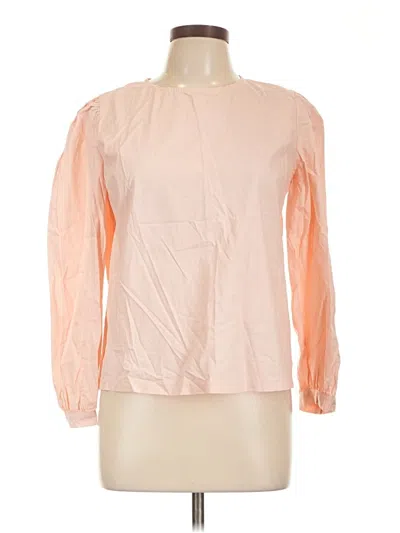 Pre-owned Dazy Long Sleeve Blouse In Pink