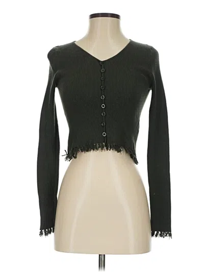 Pre-owned Dazy Long Sleeve Top Black Sweetheart Neckline Tops