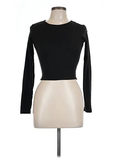 Pre-owned Dazy Long Sleeve Top Black Turtleneck Tops