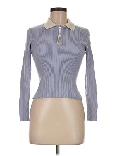 Pre-owned Dazy Long Sleeve Top Gray Turtleneck Tops