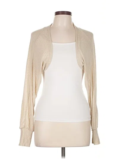 Pre-owned Dazy Long Sleeve Top Ivory Cowl Neck Tops In White