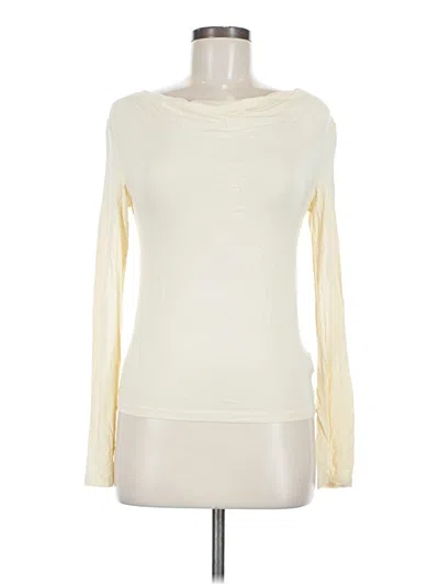 Pre-owned Dazy Long Sleeve Top Ivory Cowl Neck Tops In White